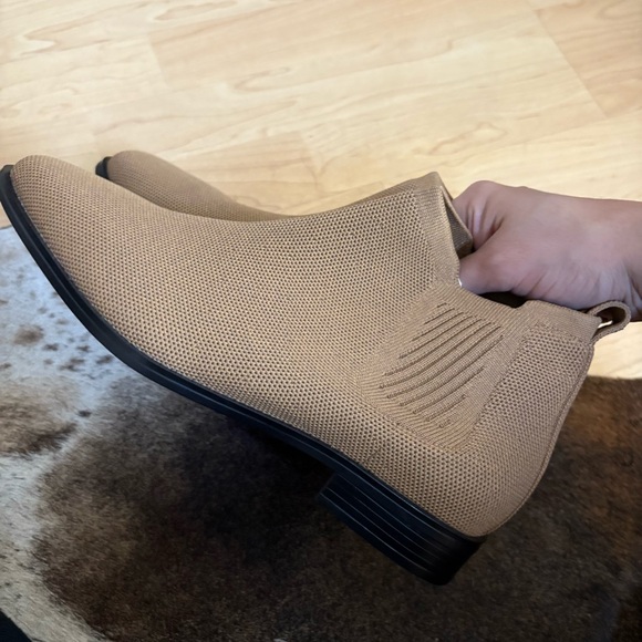 VIVAIA Square-Toe Water-Repellent Ankle Boots In Nutmeg Size 40.5 - Picture 6 of 9